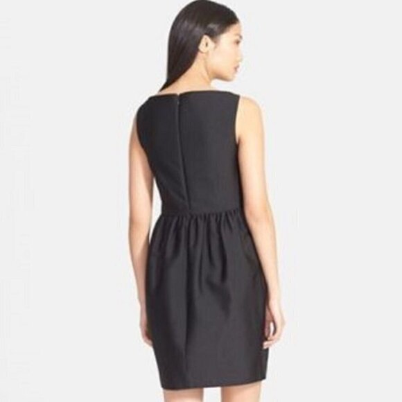 Kate Spade Black Cupcake Dress Embellished Neckline - Picture 7 of 16